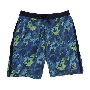 Reebok Mens Jacquard Swim Bottom Board Shorts, NWT